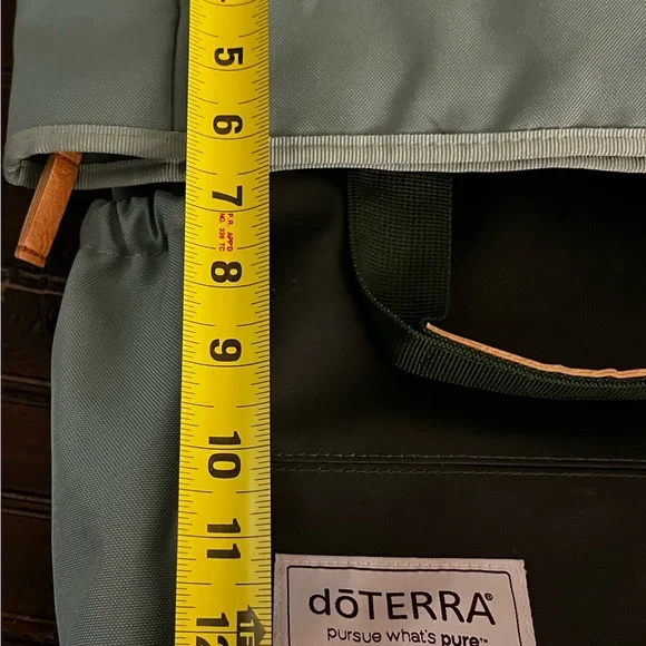 doTERRA Green & Black Roll-Top Backpack - Picture 8 of 10